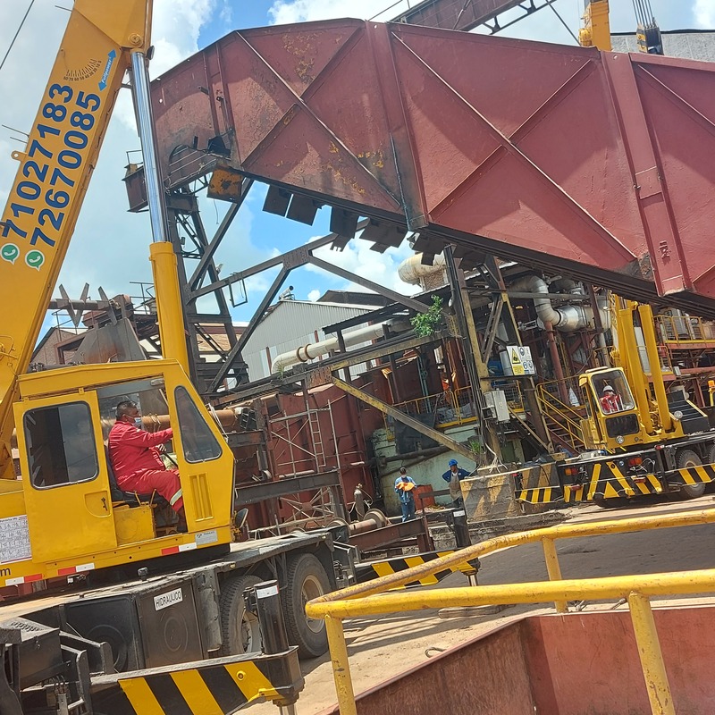 Montaje y construccion de bandejas en la industria sucroalcoholera