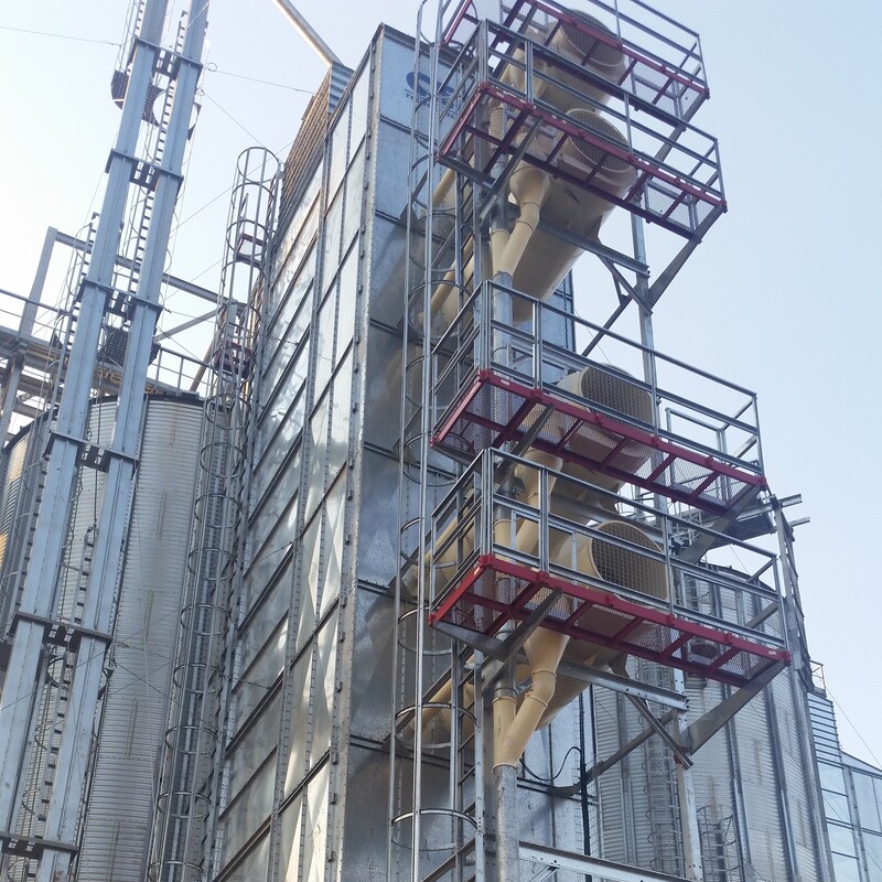 Secadoras para granos en aceiteras